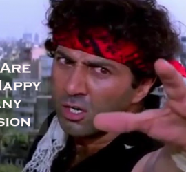 We Are Never Happy With Any Profession