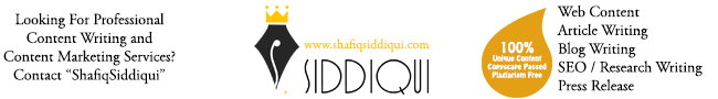 Shafiq Siddiqui is a professional blogger for multiple niches with almost 9 years of experience in inbound marketing.