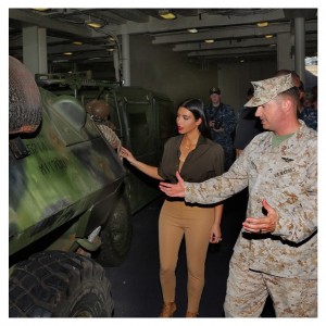 Kim Checking Things Out