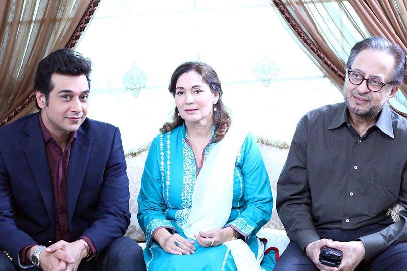 BTS - Faysal Quraishi with MOL cast