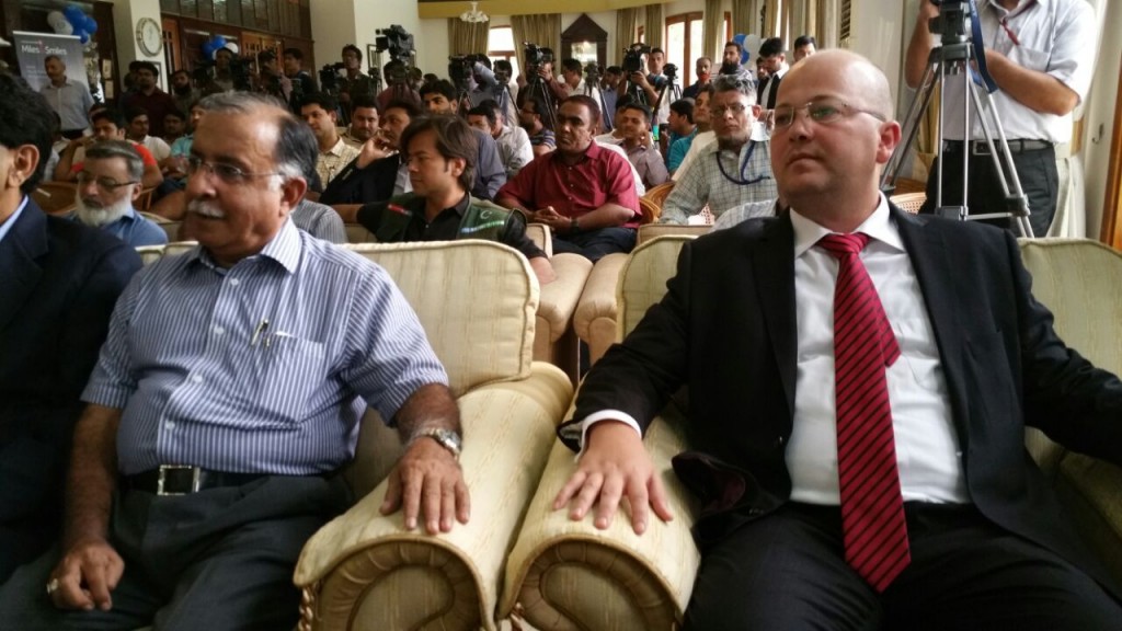 General Manager of Turkish Airlines in Pakistan (Sindh Region) Mr Fatih Atacen Temel at the Opening Ceremony of (CNS) Open Golf Championship 2015