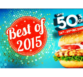FoodPanda.Pk Brings Back The #BestOf2015 Deals